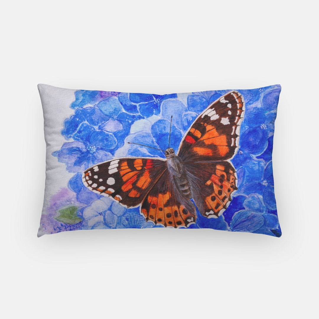 Monarch's Serenade Artisan Lumbar Pillow Case