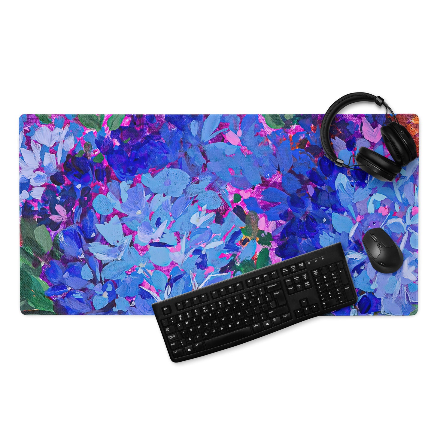 Hydrangea Harmony Desk Pad