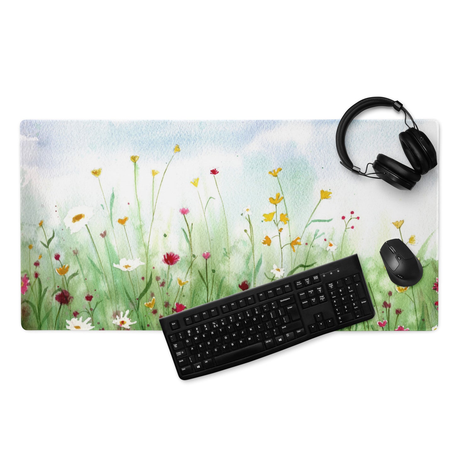 Wildflower Meadow Desk Pad